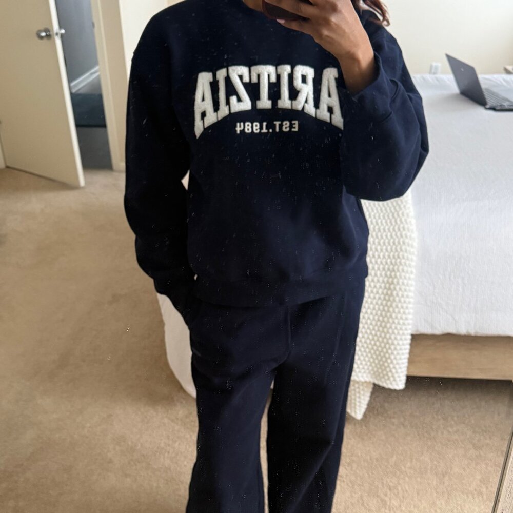 Aritzia Admiral Sweatshirt and Mega Flutter Pants